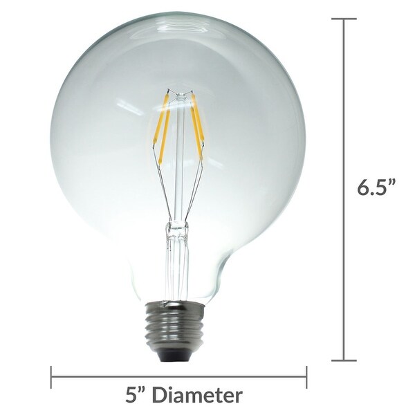 120V 35ft Giant Globe LED Patio 7 String Light Dimmable Outdoor Light - 7-35