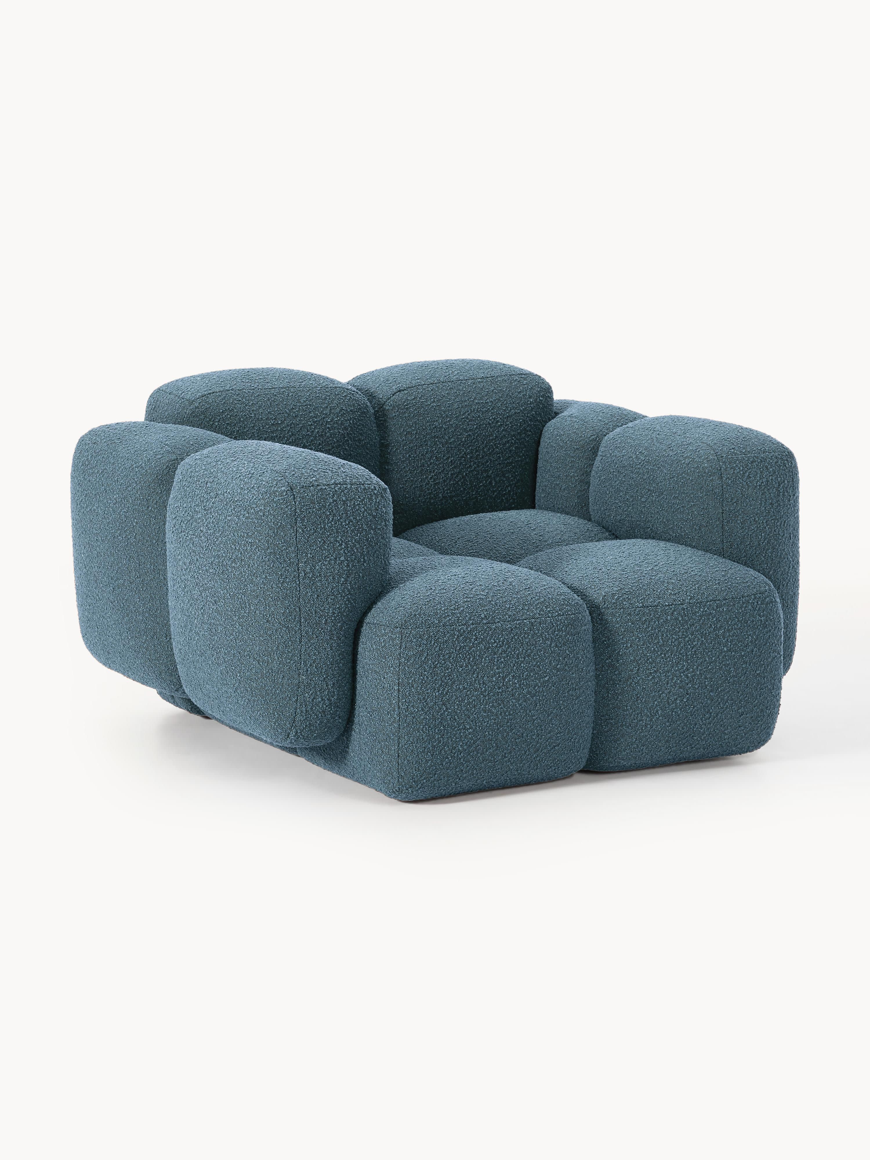 Loungesessel Tayla aus Bouclé