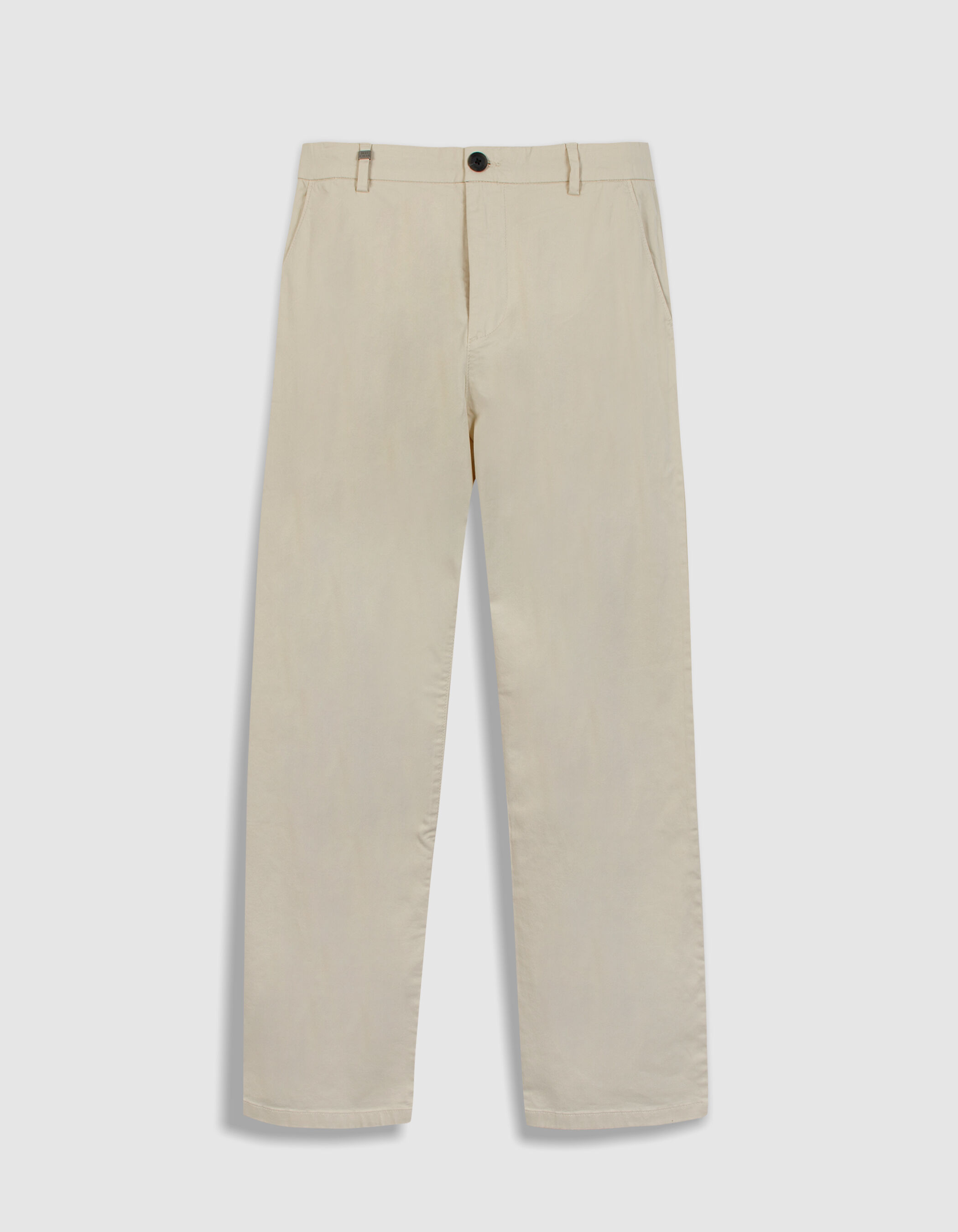 Pantalon chino droit beige Homme