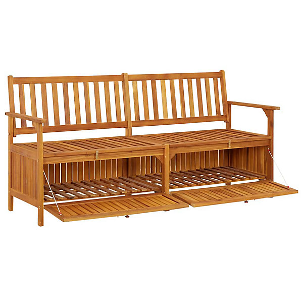 Banc de rangement 170 cm Bois d'acacia solide vidaXL