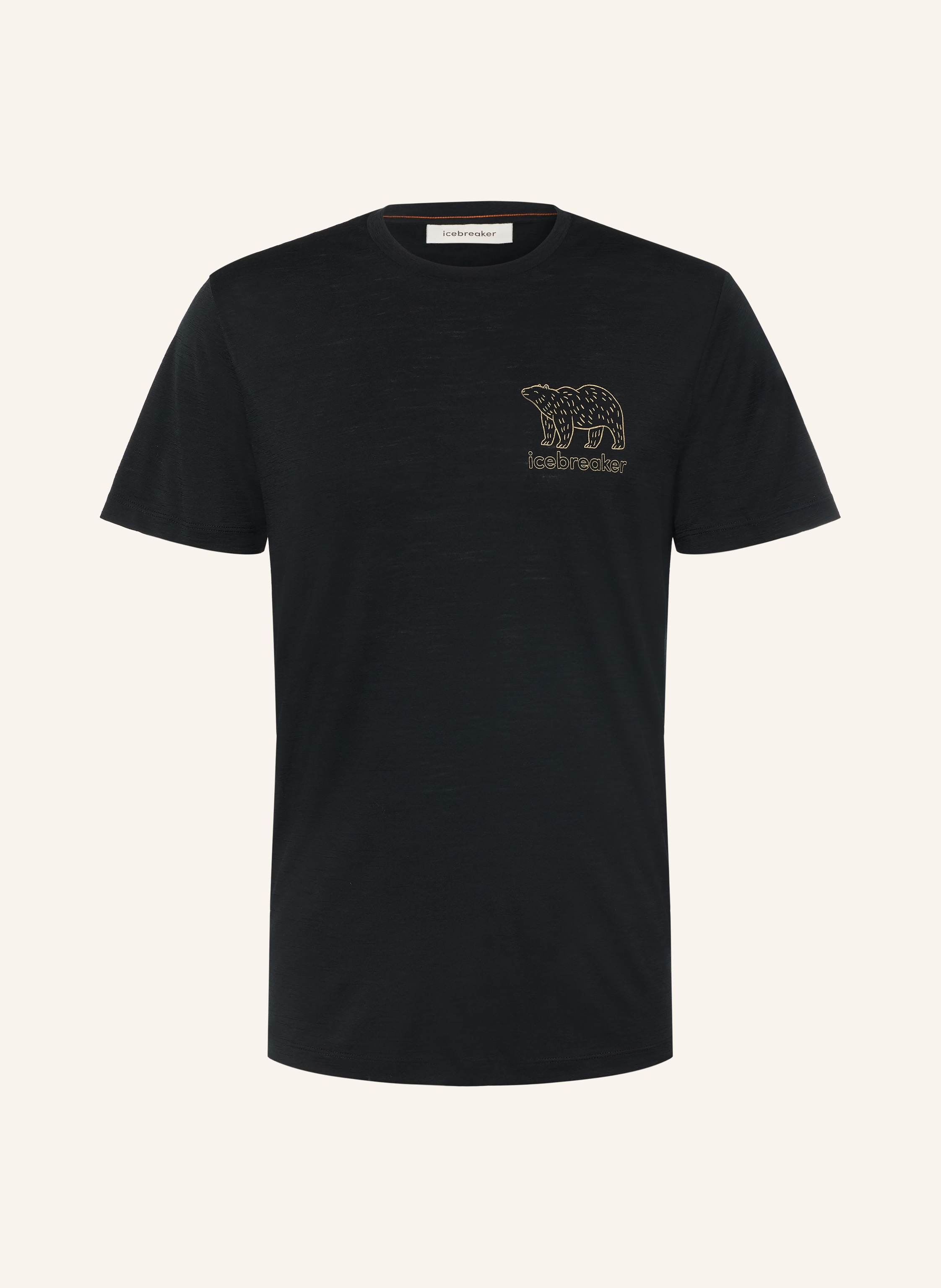 icebreaker Funktionsshirt 150 TECH LITE FOREST FOOTSTEPS aus Merinowolle