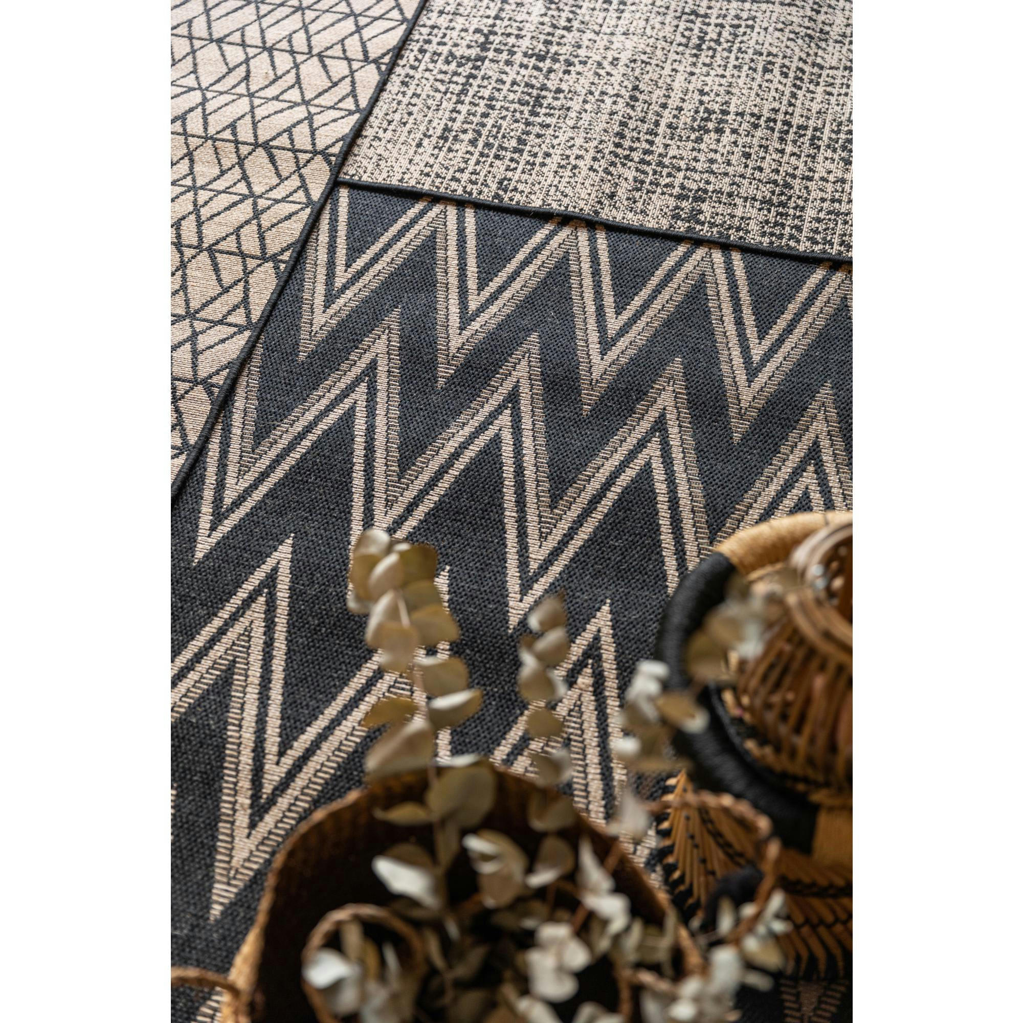 SADAR - Tapis  en polypropylene naturel 120 x 170