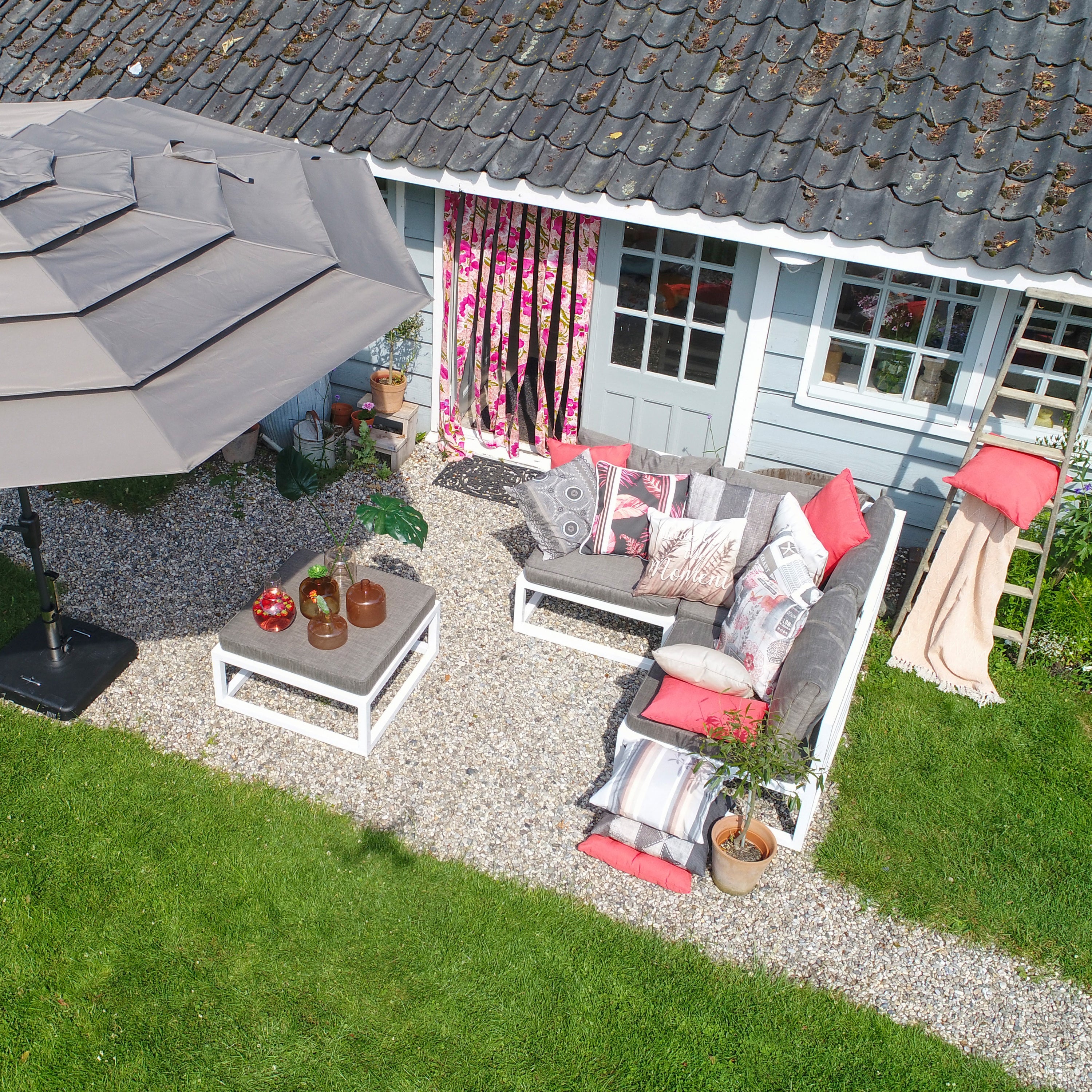 Madison Syros Luxe Stokparasol Ø 350 cm