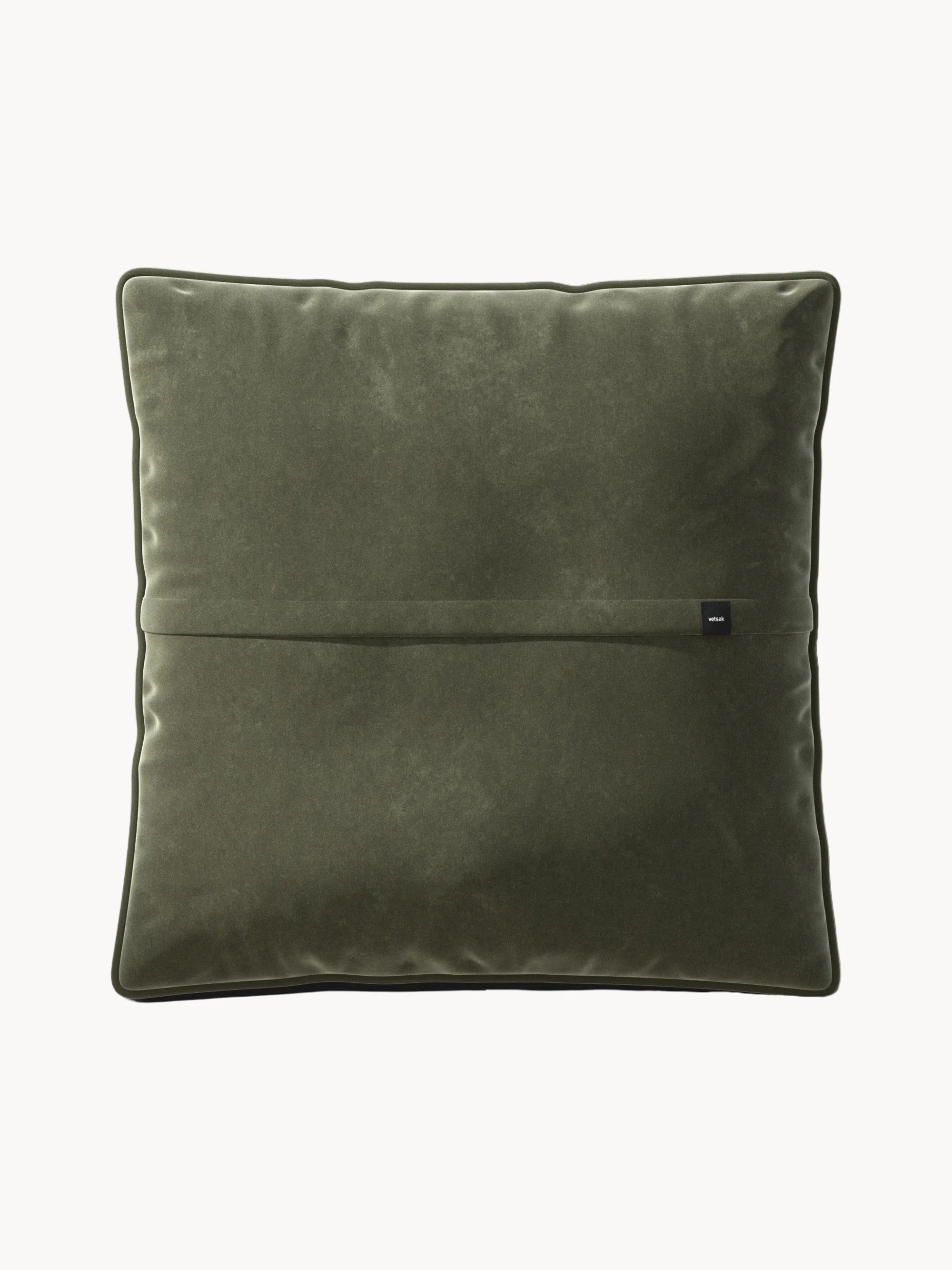 Großes Samt-Sofa-Kissen Vetsak, 60 x 60 cm