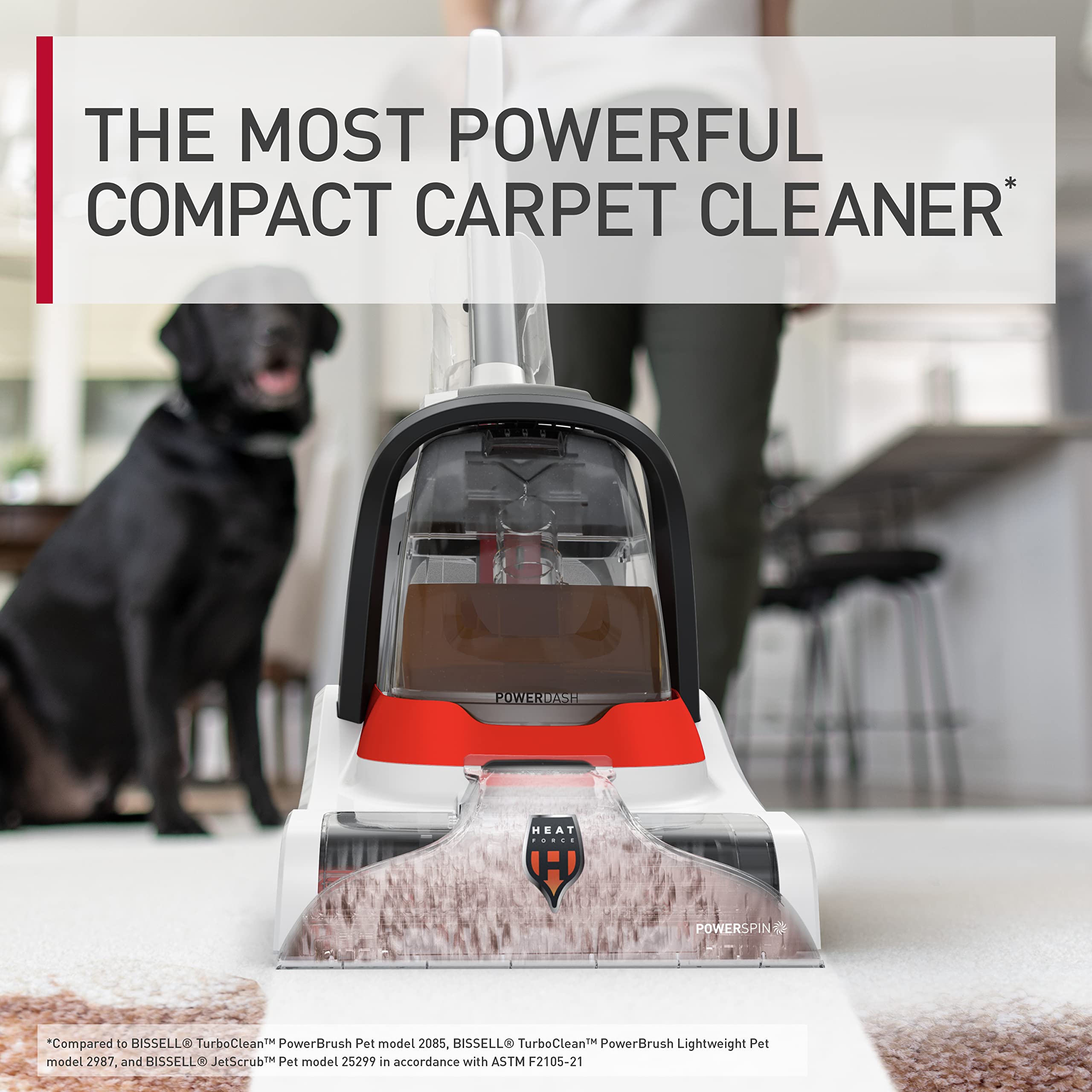 HOOVER PowerDash Pet+ Compact Carpet Cleaner Machine