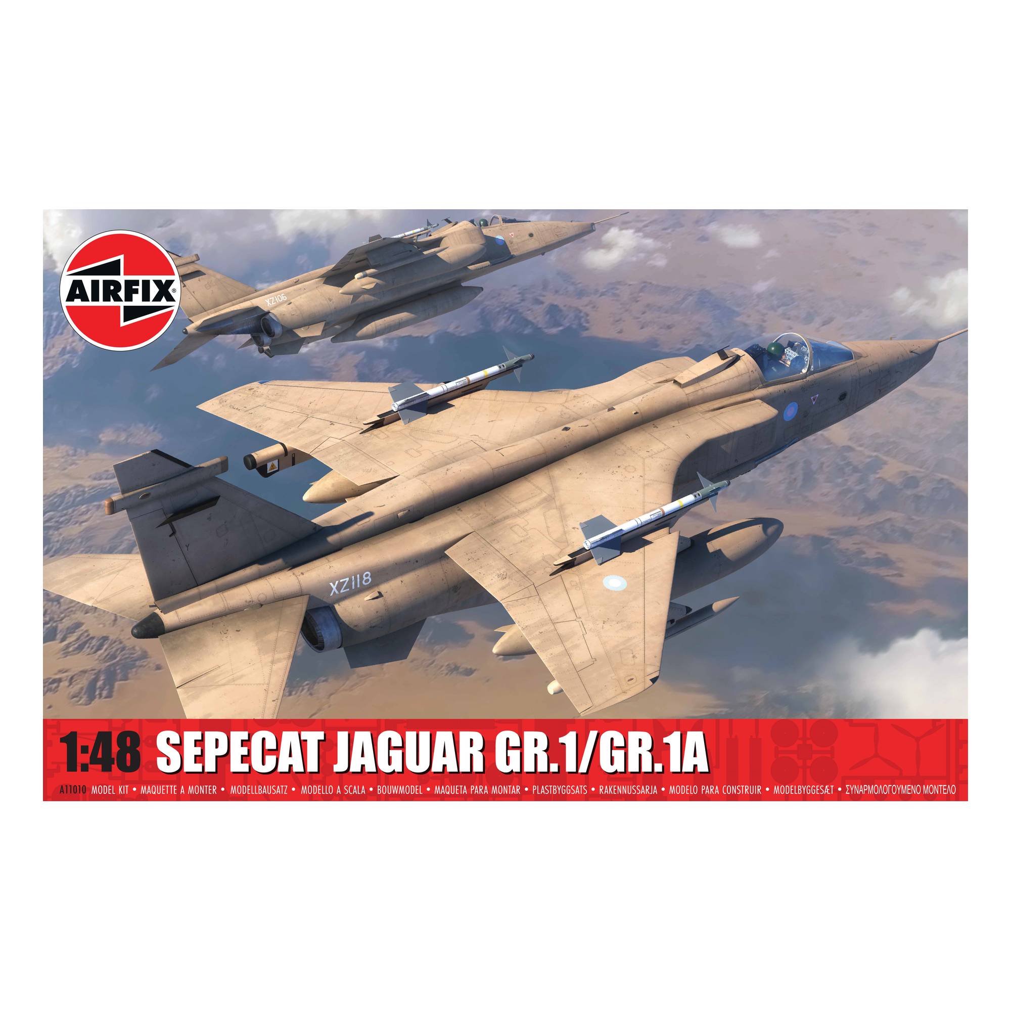 Airfix SEPECAT Jaguar GR.1/GR.1A Model Kit 1:48