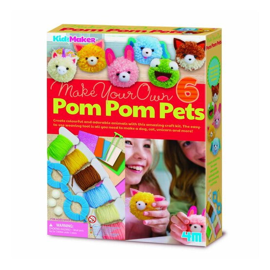 KidzMaker Make Your Own Pom Pom Pets
