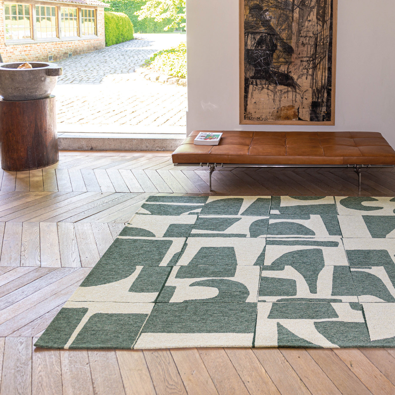 Louis de Poortere Craft Papercut Vloerkleed 200 x 280 cm - Sea Spray