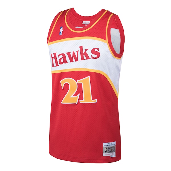 Dominique Wilkins Atlanta Hawks 1986/87 Hardwood Classics Swingman Jersey - Red