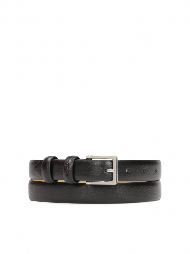 Women's full grain leather dress belt