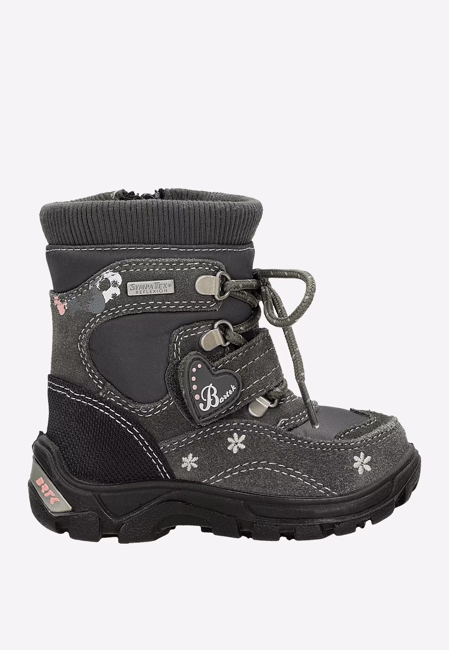 Botki BARTEK T-11932/06E, dla dziewcząt, szary