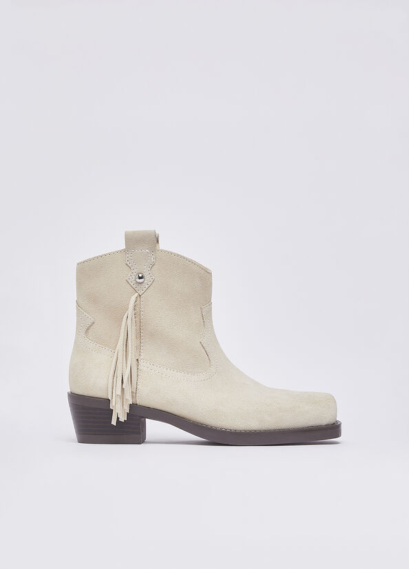 Stivaletti texani in suede