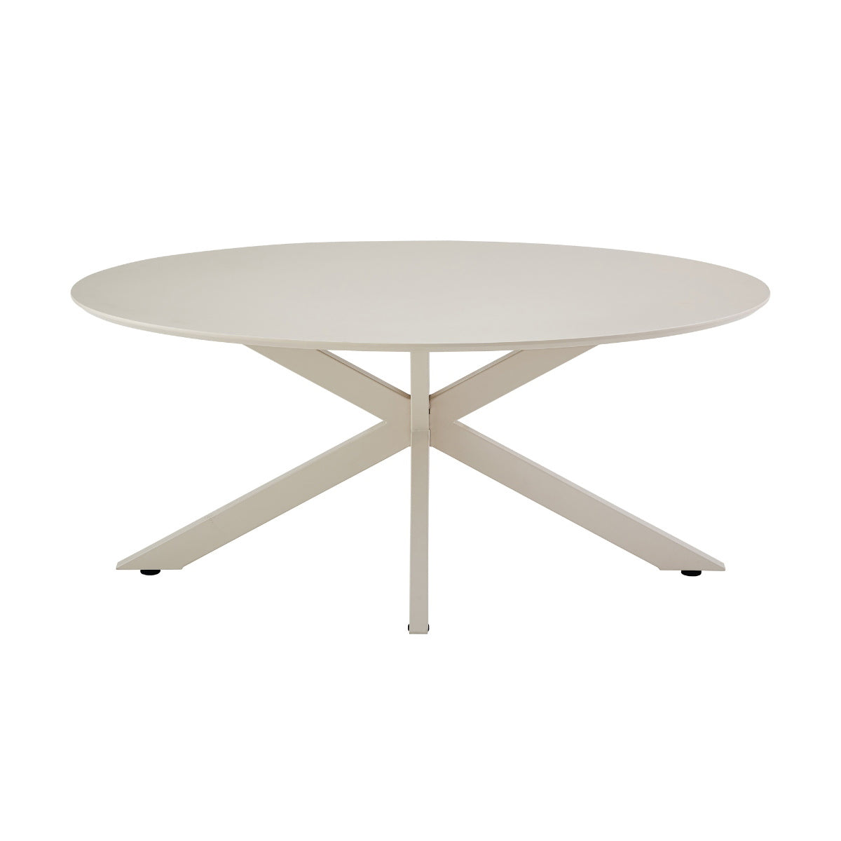 DÉJA Living Eettafel Gimo - Ovaal Beige HPL - 160x100x76cm