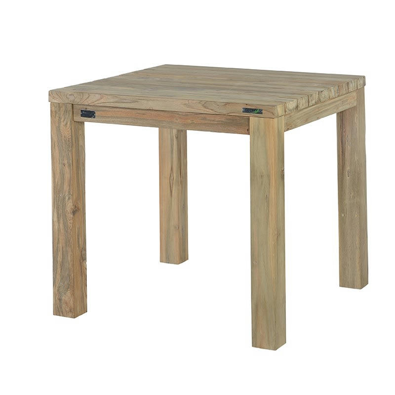 CALLAO - Table en teck massif recyclé 80 x 80 cm