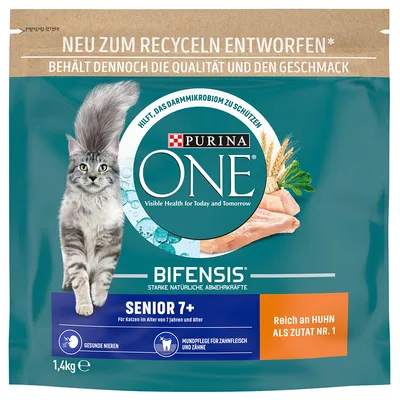 PURINA ONE Senior 7+ Chicken & Whole Grains Dry Cat Food