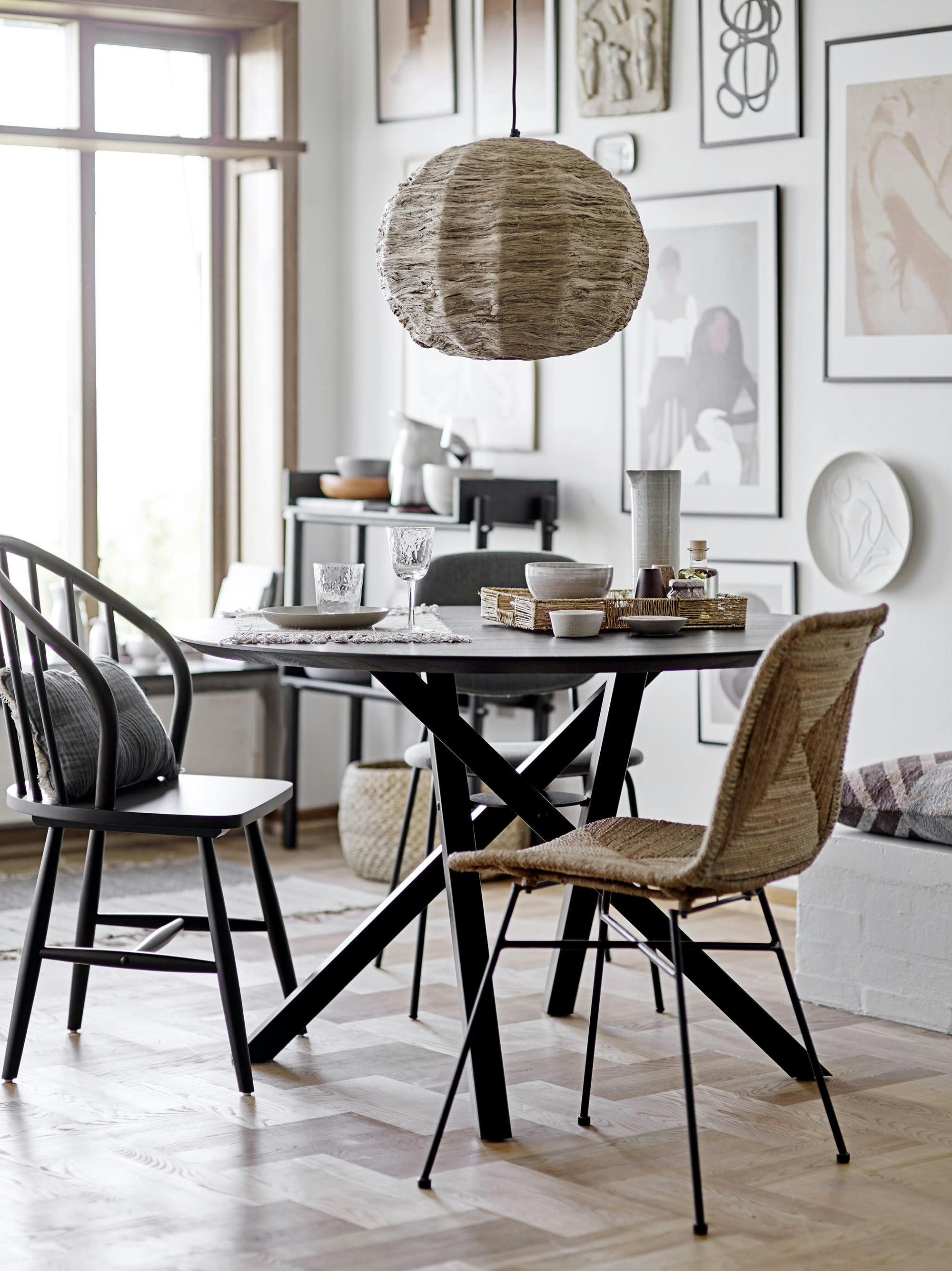 HILLOW - Lampe pendante en métal beige