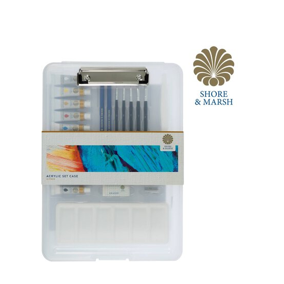 Shore & Marsh Acrylic Set Case 32 Pieces