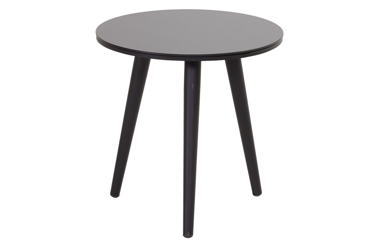 Hartman Bistrotafel Sophie Studio - Zwart Aluminium - Ø45x40cm
