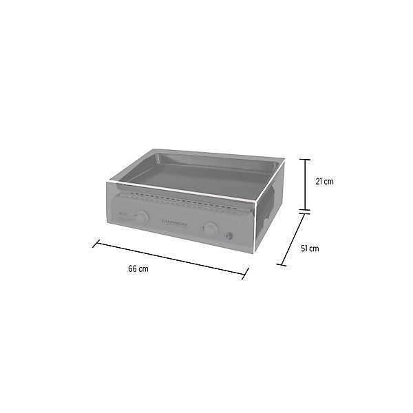 Housse pour plancha à poser 2 Brûleurs Campingaz (Blue Flame, Electric 2 XD)