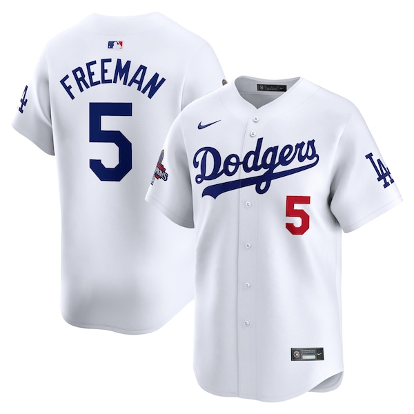 Freddie Freeman Los Angeles Dodgers Nike 2024 World Series Champions Home Limited Player Jersey - White