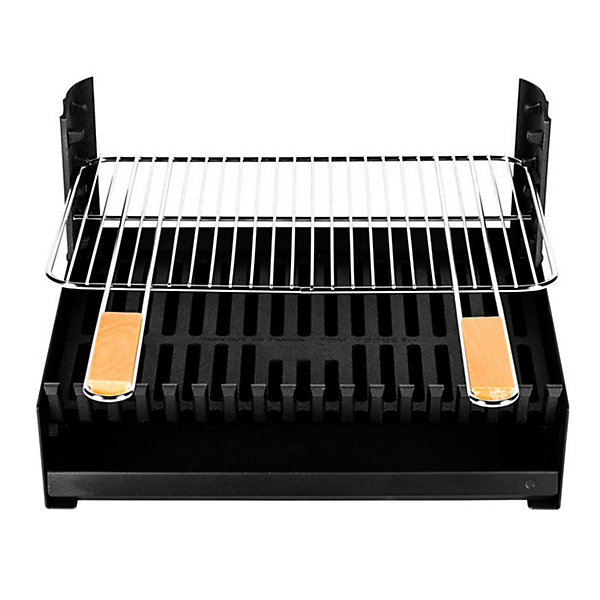 Barbecue au charbon de bois réglable en 3 hauteurs GRILLOIR - grilloir à poser - SOMAGIC