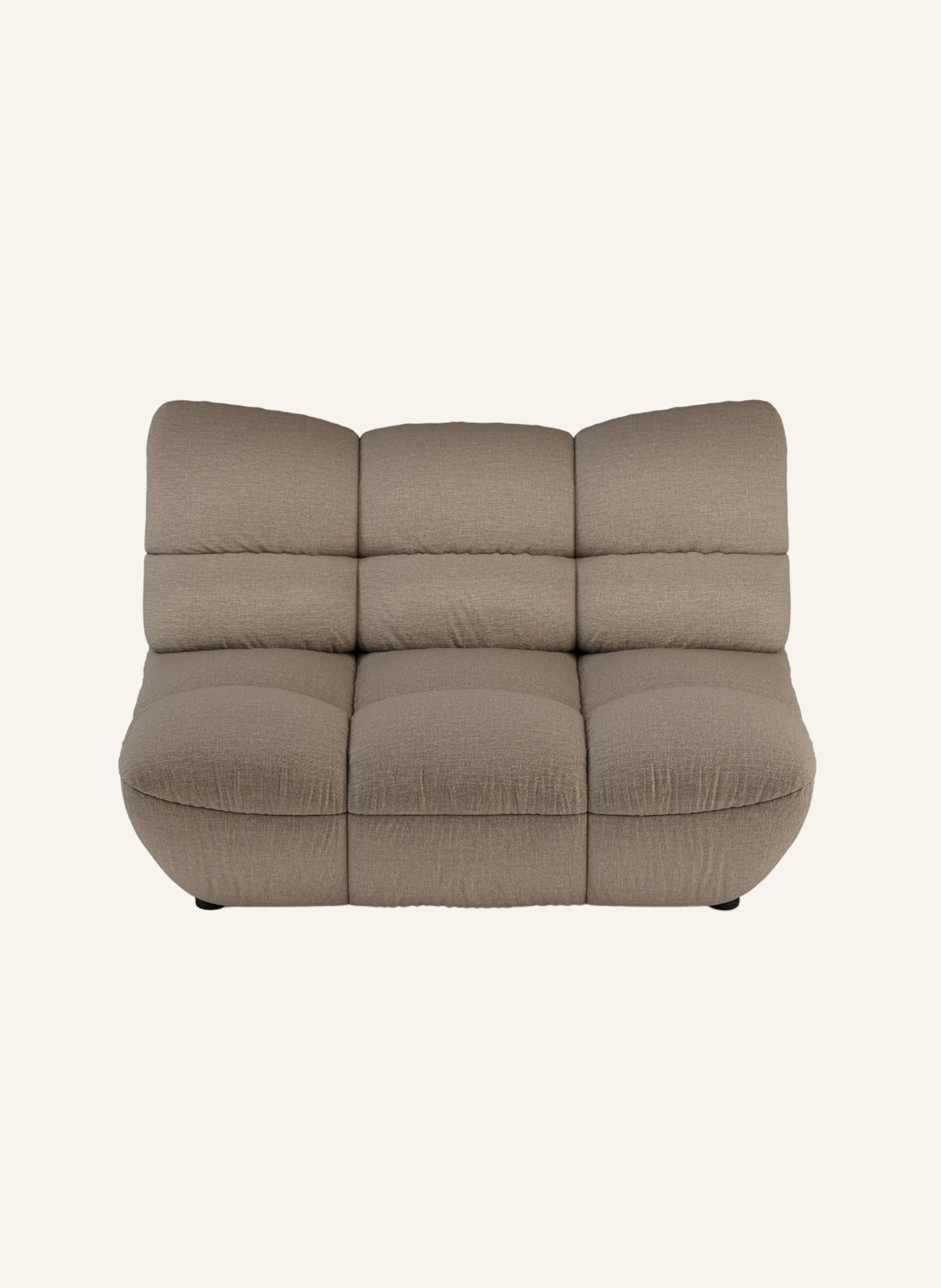 nydo 2-Sitzer Sofa POMODORO Flachgewebe