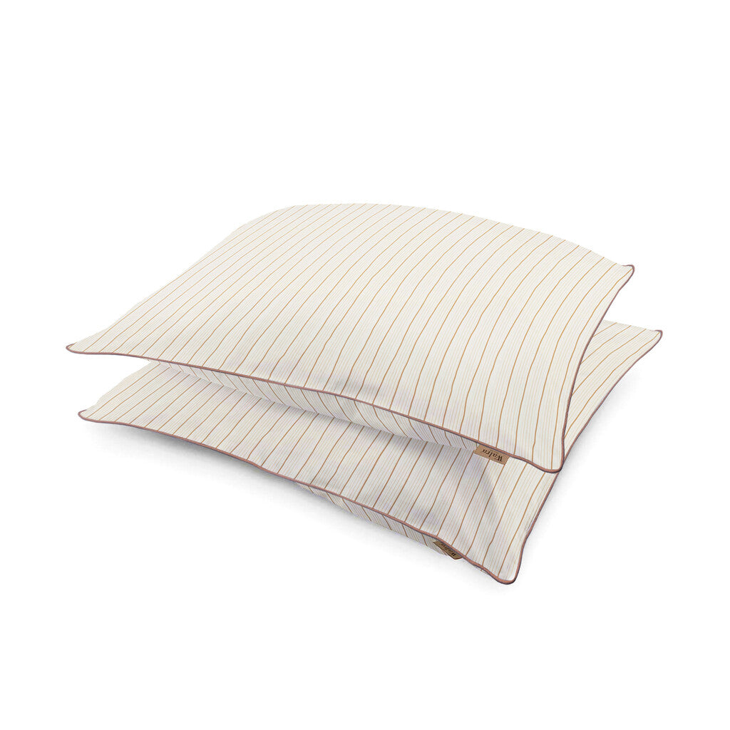 Walra - Kussensloop Whimsy Lines - 2x 60x70 cm - Off White