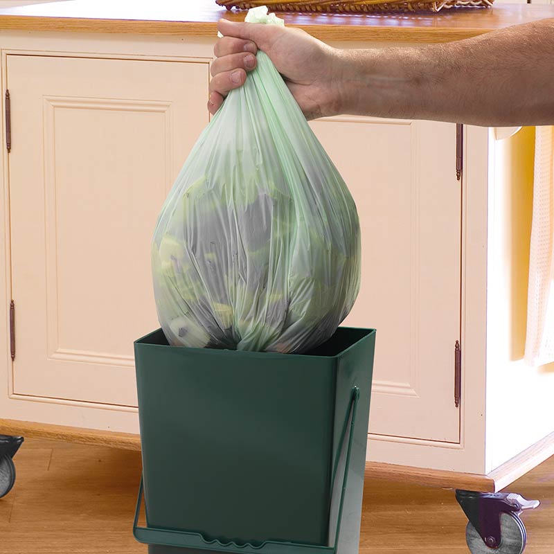 Biologiskt nedbrytbar påse till Compost Caddy - 9 liter