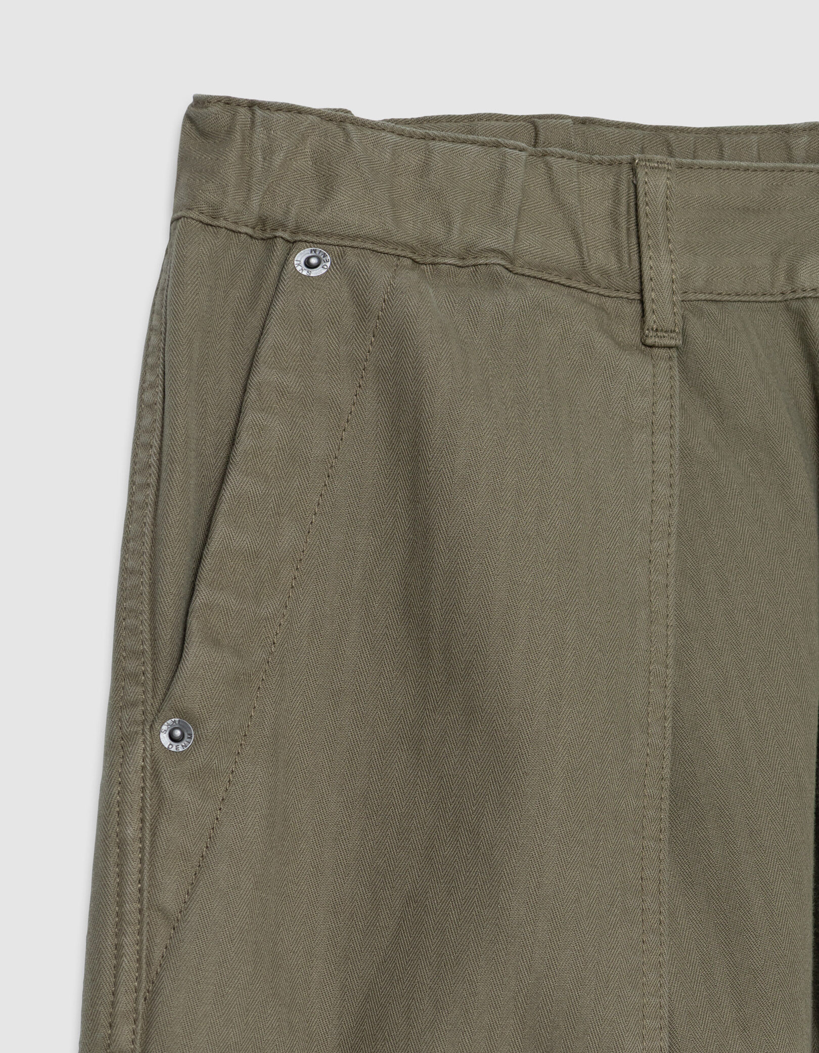 Pantalon charpentier kaki coton bio Homme
