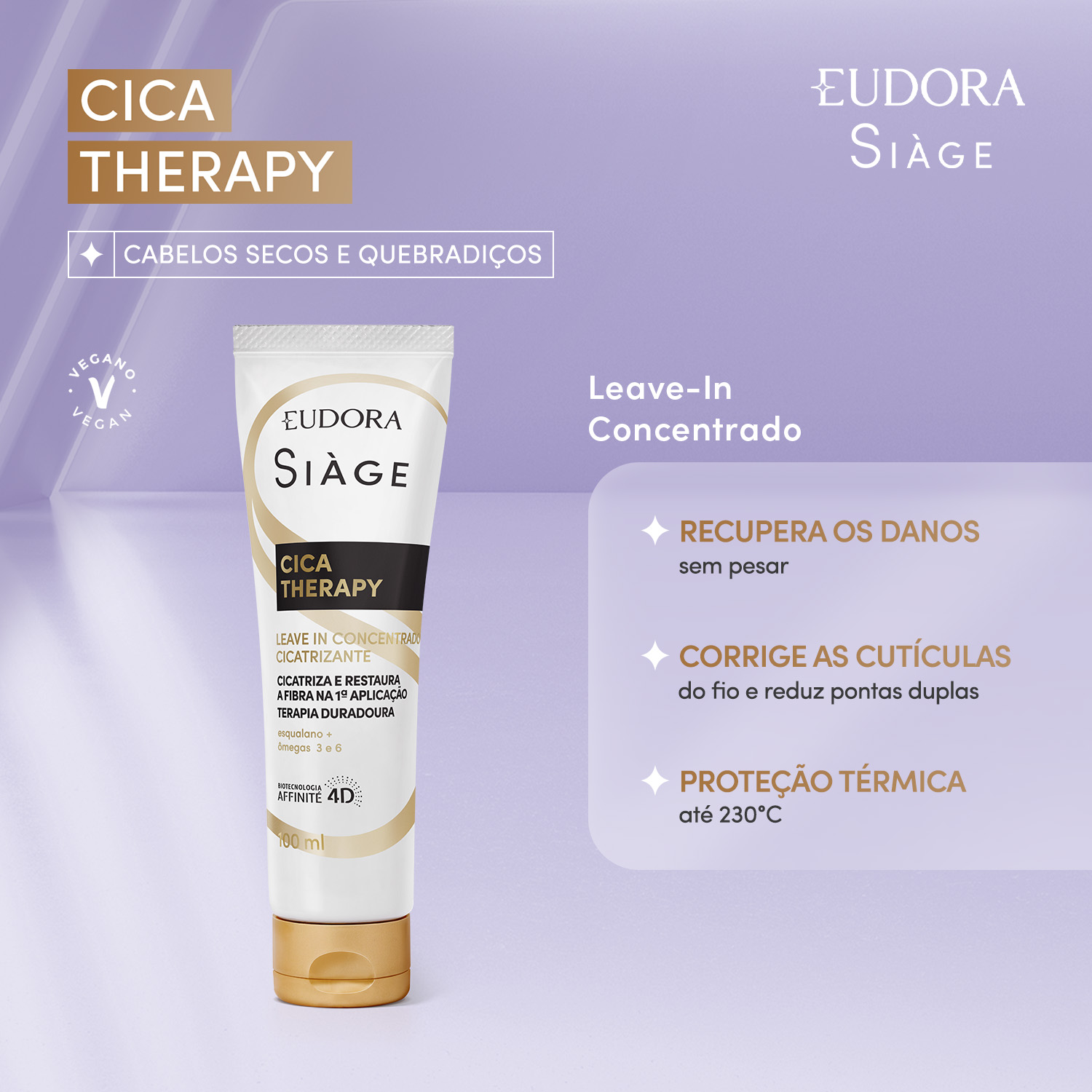 Leave-In Concentrado Cicatrizante Siàge Cica-Therapy 100ml