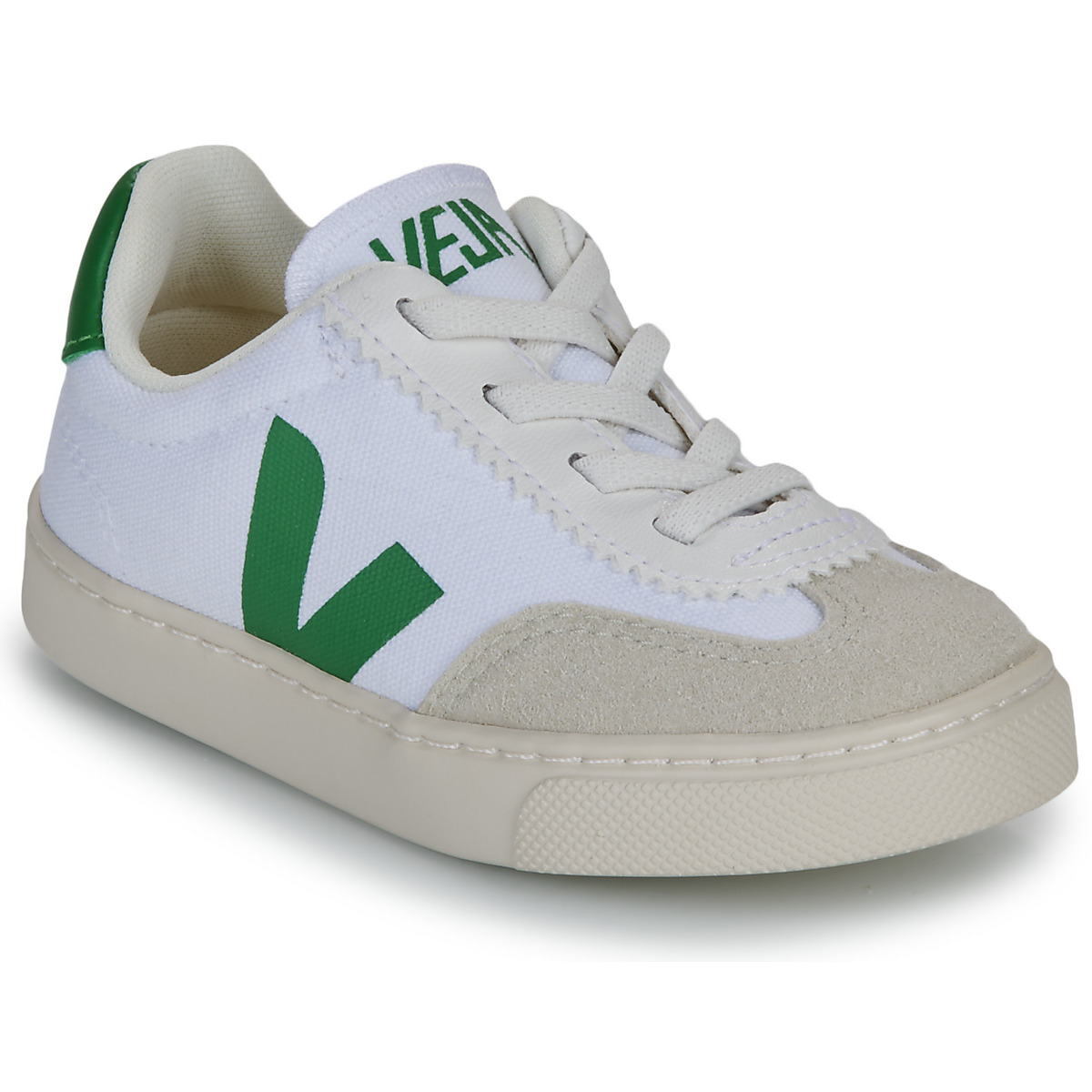 Veja - SMALL VOLLEY - White / Green