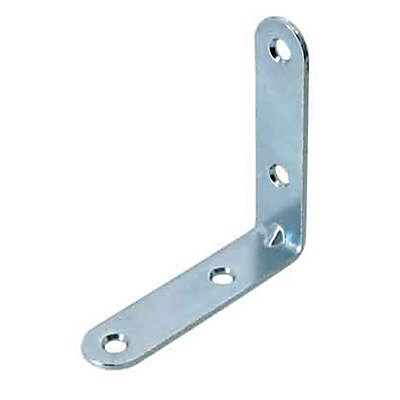 4 Equerres de chaise Acier Zingué l.15 x H.30 x P.30mm