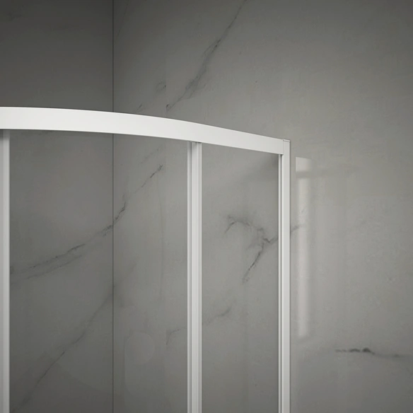 Glasdusche, HxT: 200 x 90 cm