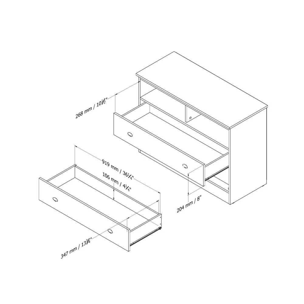 South Shore Treehouse 2-drawer Chest