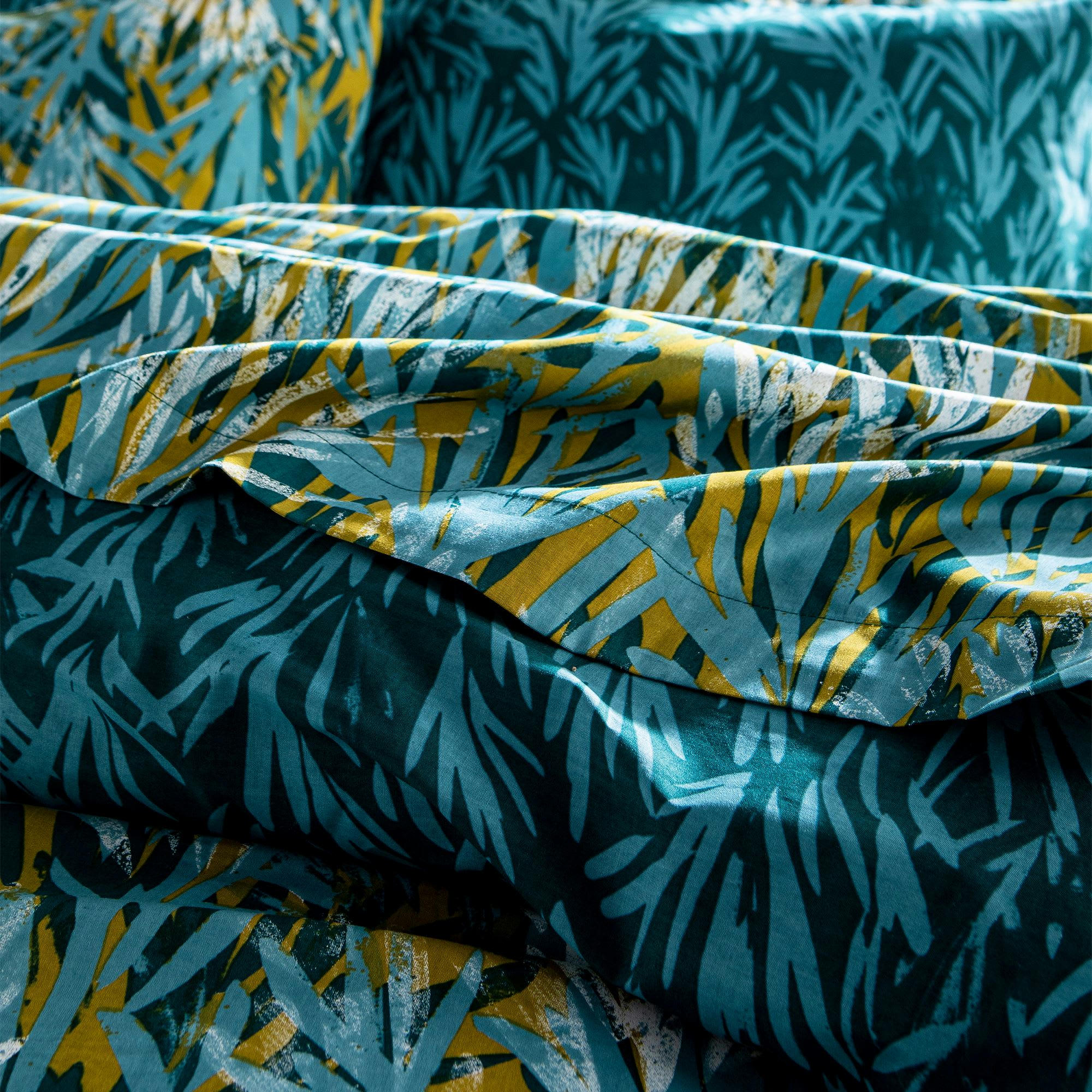 MARINS - Housse de couette 240x220 bleu en coton