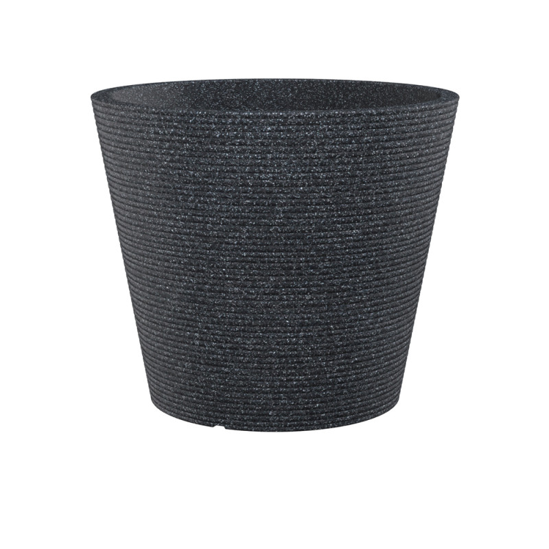 Pot Roto Coneo noir Ø 30 x 24 cm