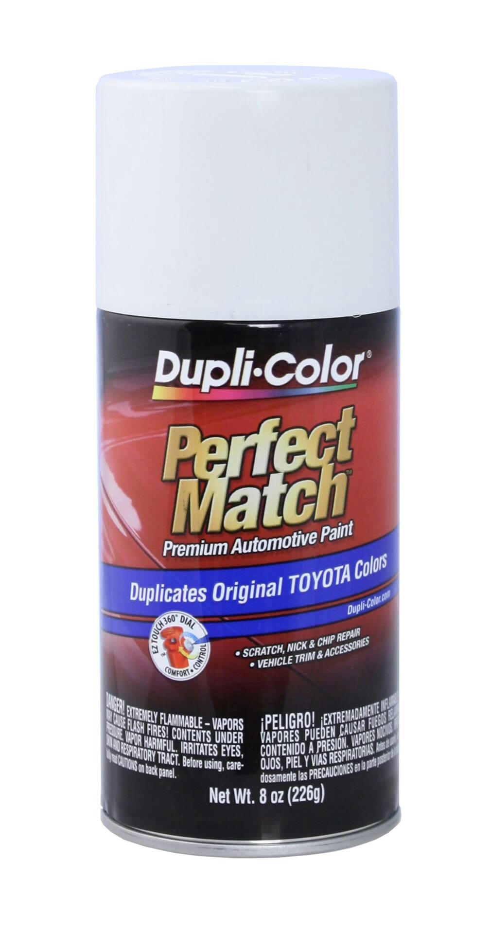 Dupli-Color Perfect Match Premium Acrylic Lacquer Automotive Aerosol Spray Paint, White Pearl (070), 227-g