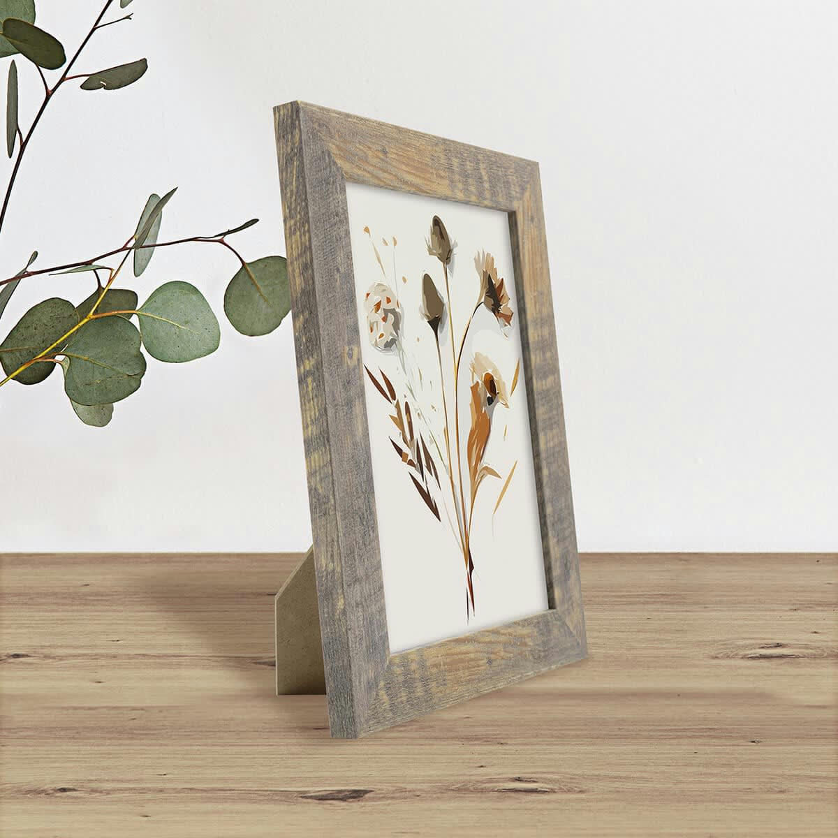 ALIZEE - Cadre photo brun 13x18 cm résine recyclée