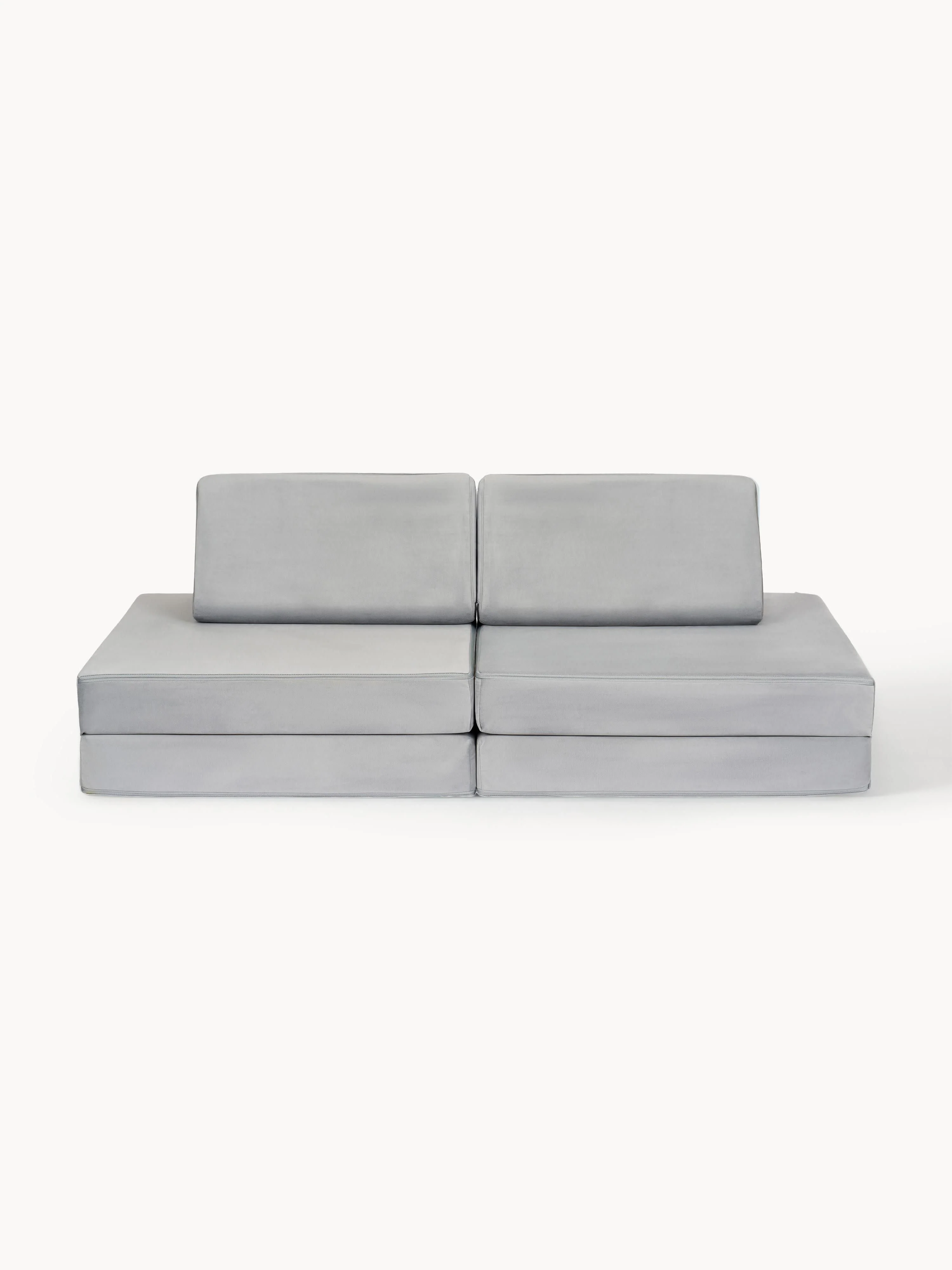 Modulares Samt-Spielsofa Mila, handgefertigt