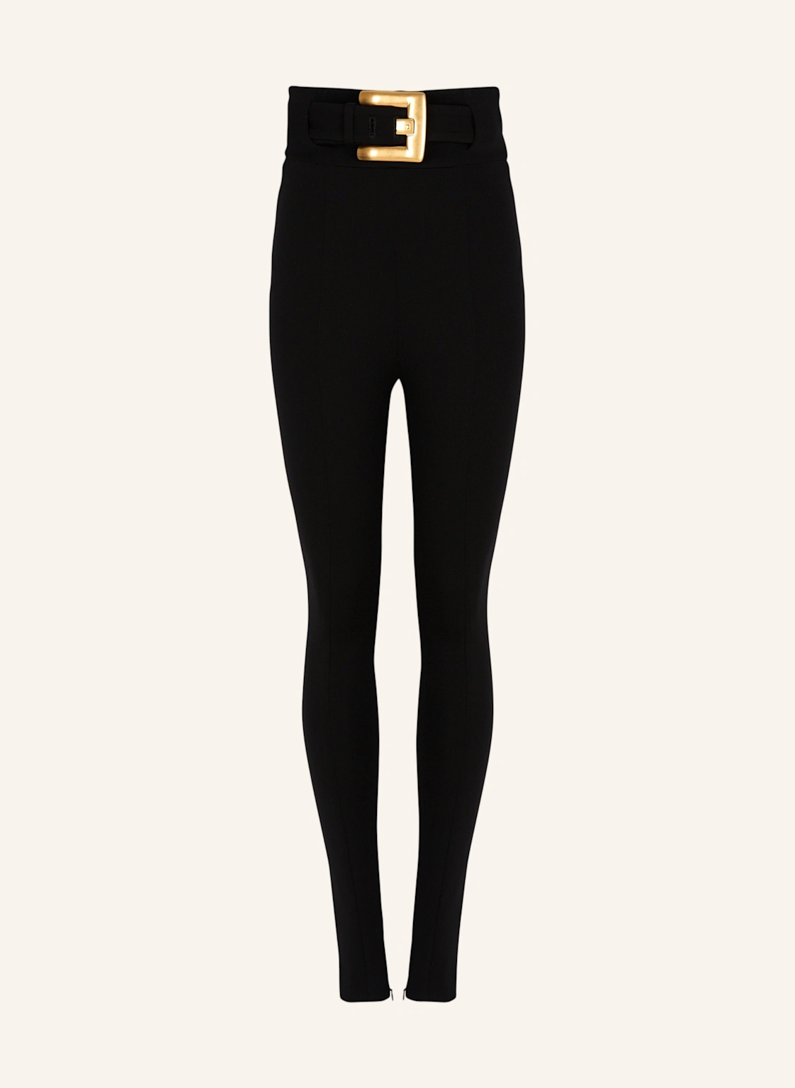 BALMAIN Steghose mit Gürtel