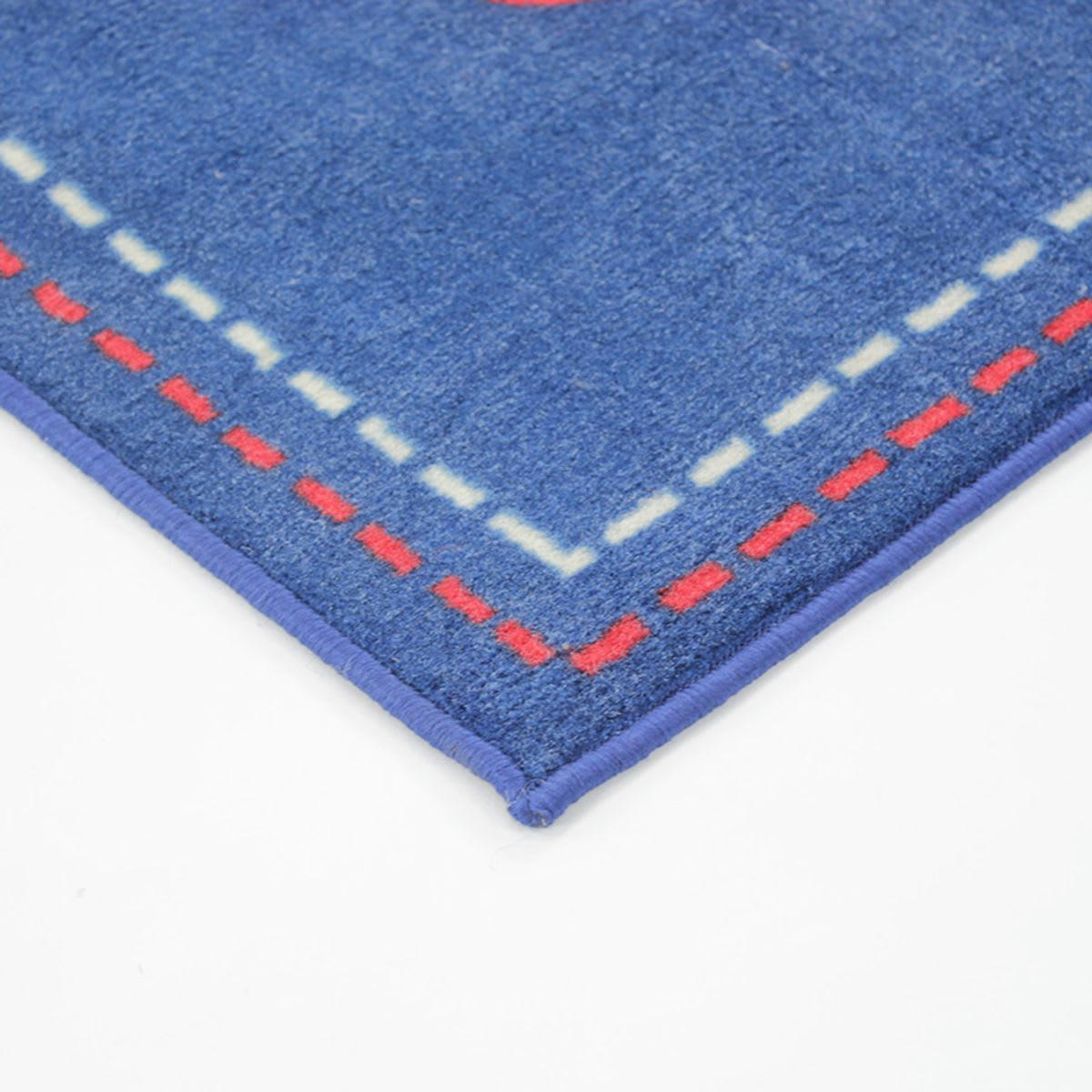 PRIMA - Tapis imprimé avions bleu 67x100