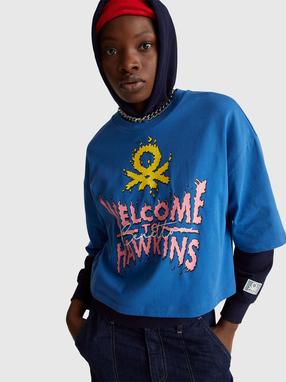 T-shirt with Stranger Things print