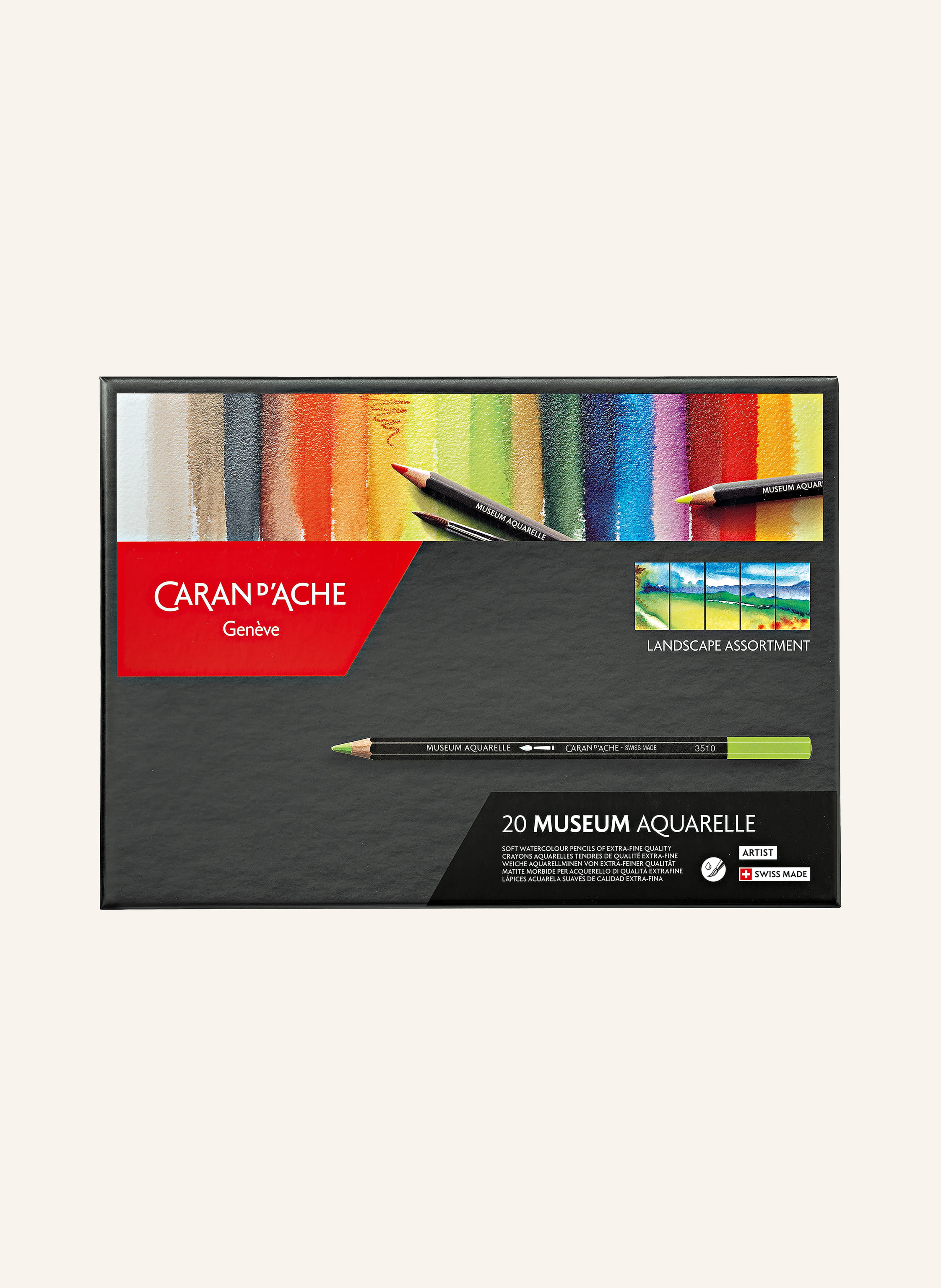 CARAN d'ACHE 20er-Set Aquarellstifte MUSEUM AQUARELLE