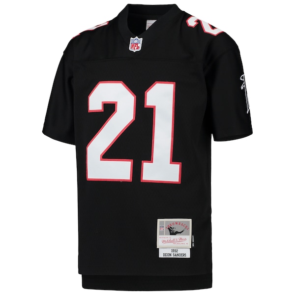 Deion Sanders Atlanta Falcons Youth 1992 Legacy Retired Player Jersey - Black