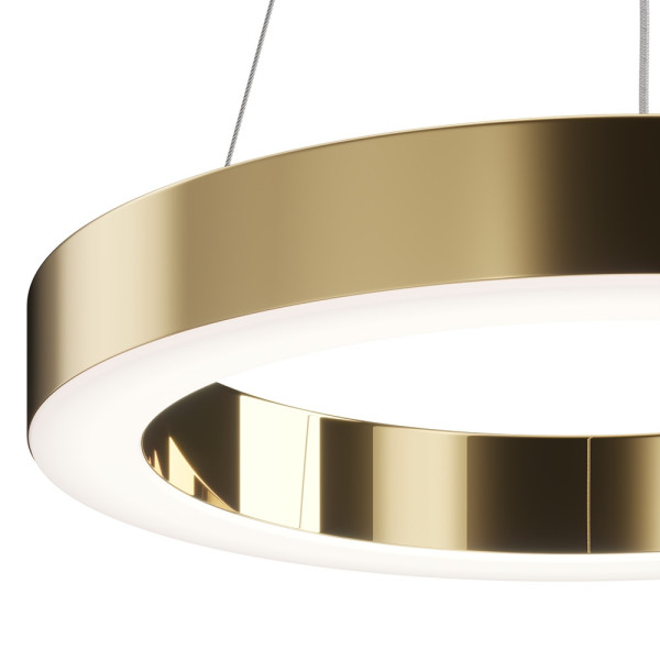 Lampa wisząca SATURNO mosiężno-złota LED 1x36W 4000K 2500lm Maytoni