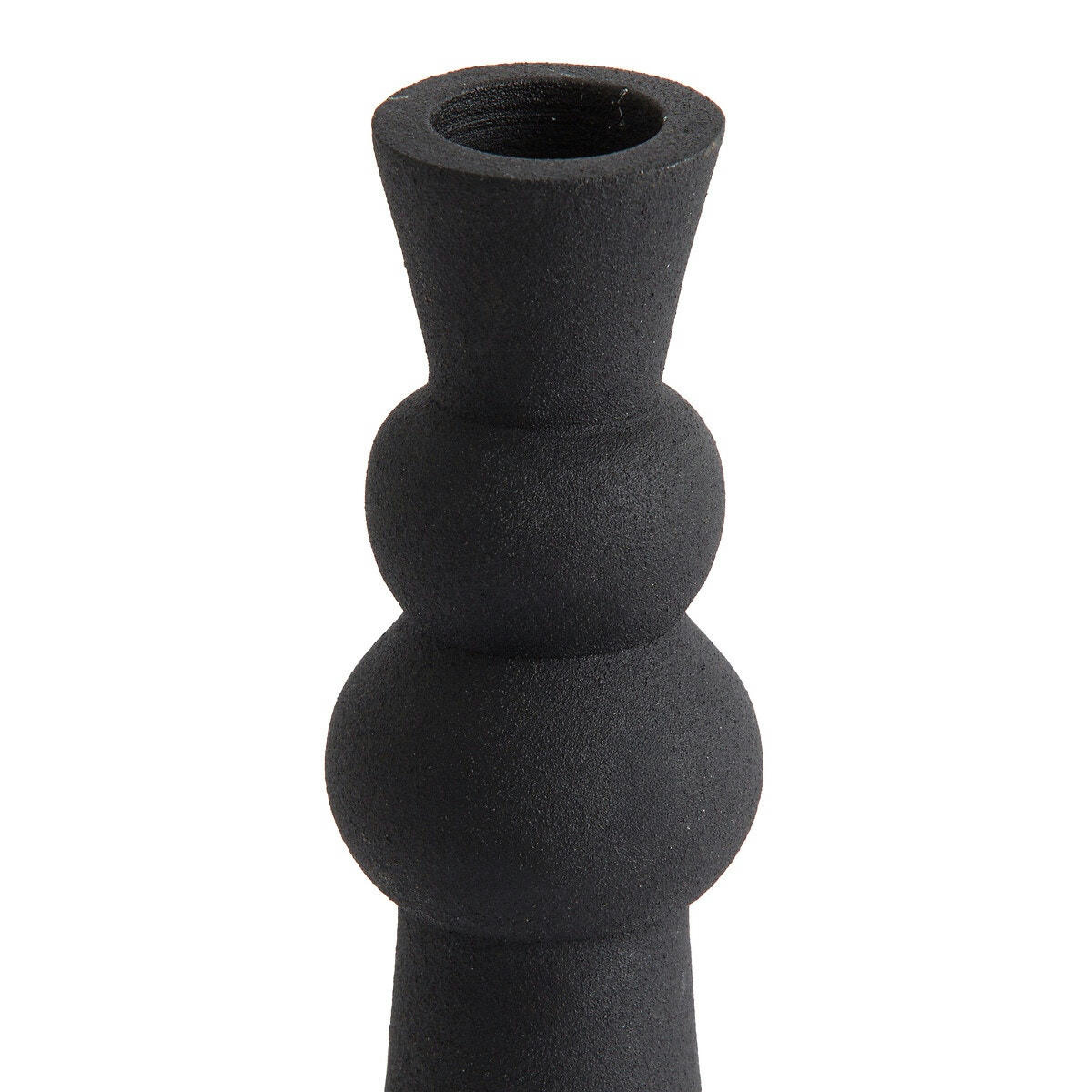 Bougeoir en aluminium H20 cm, Caspar