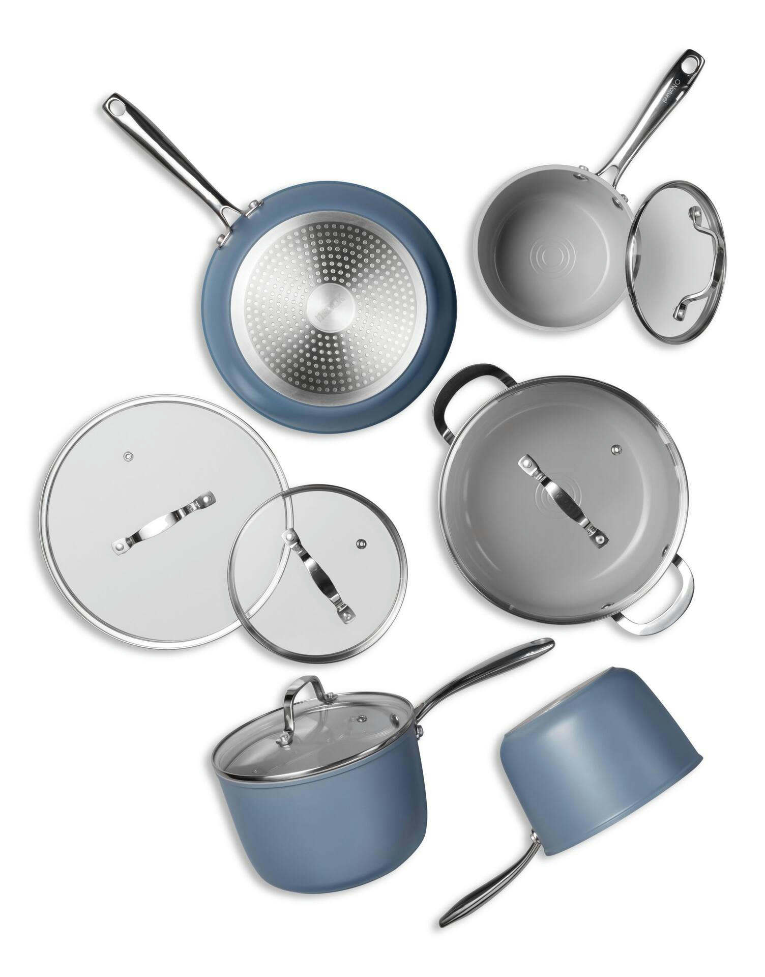 Heritage The Rock O Naturel Ceramic Non-Stick Cookset, 10-pc