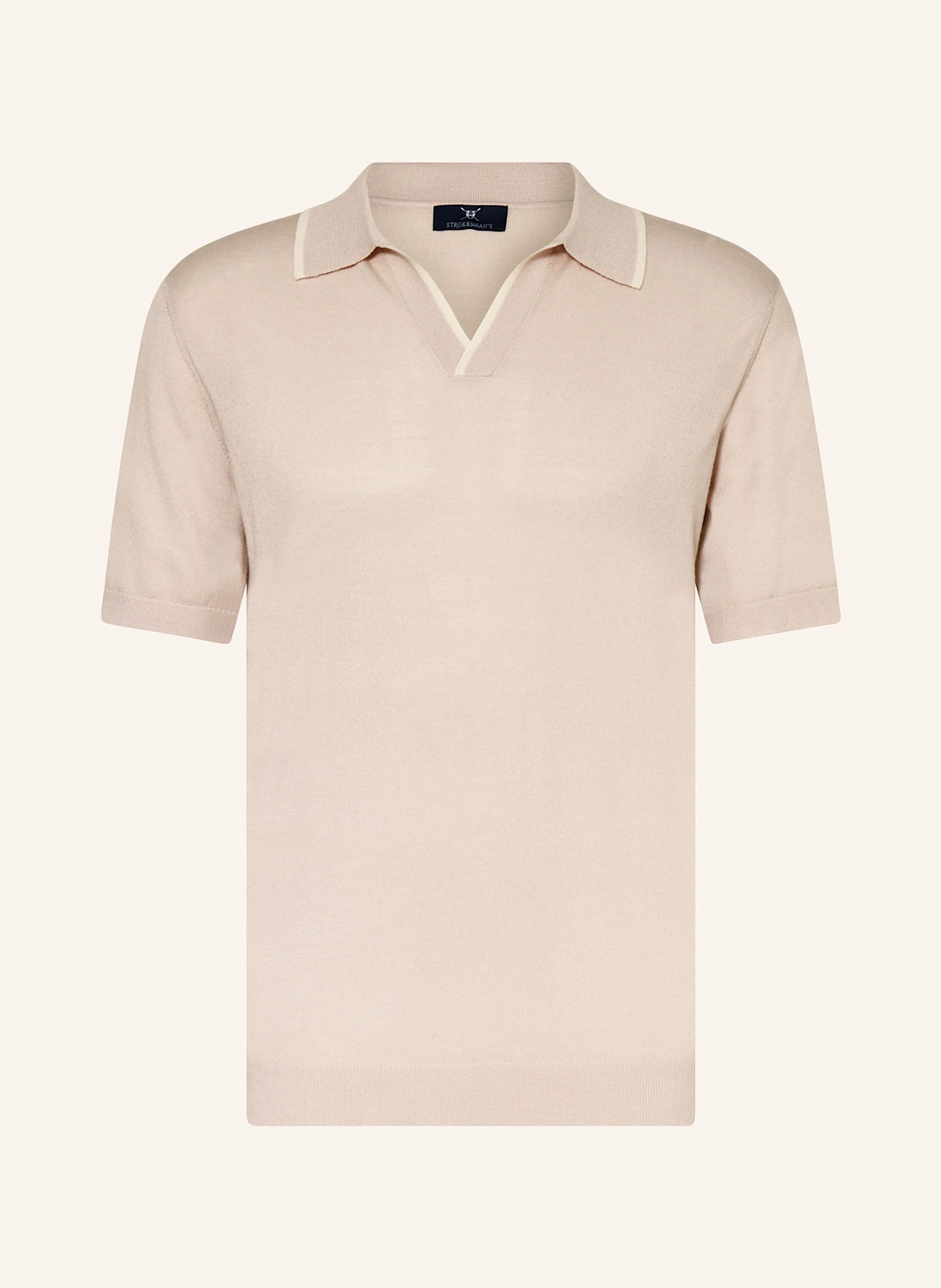 STROKESMAN'S Strick-Poloshirt