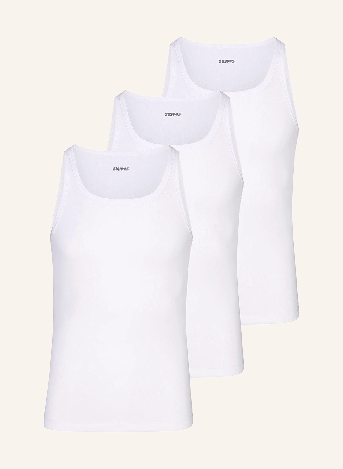 SKIMS 3er-Pack Unterhemden SKIMS COTTON
