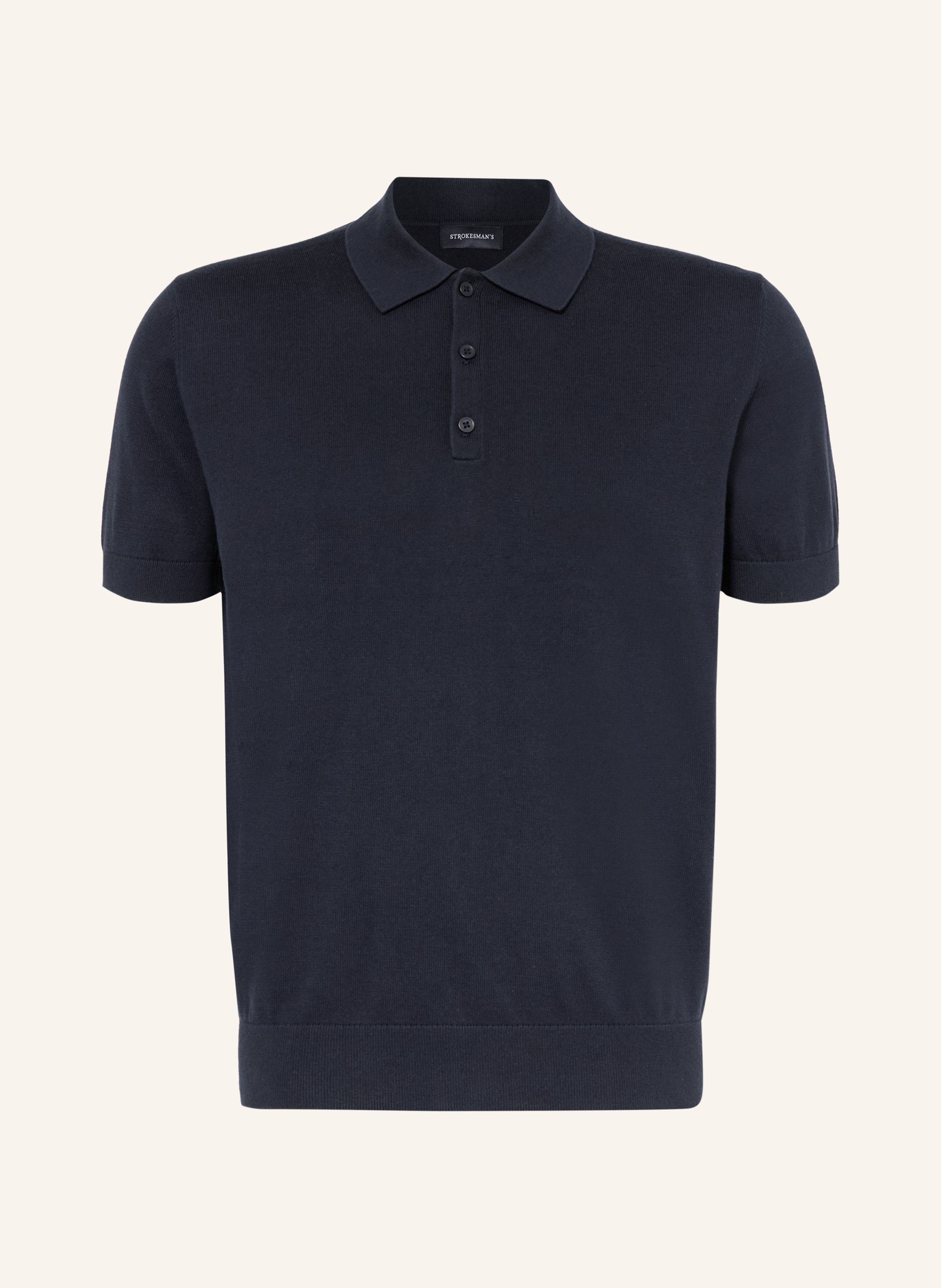 STROKESMAN'S Strick-Poloshirt